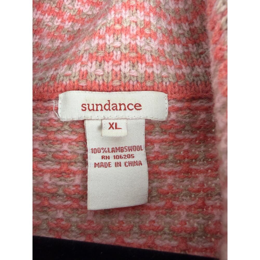 Sundance 100% Lambswool Sweater Coat XL English Country Equestrian Western Boho - Picture 6 of 10